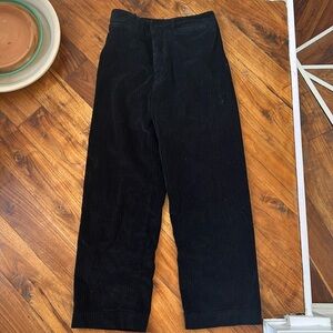 Masscob corduroy pants black size 4